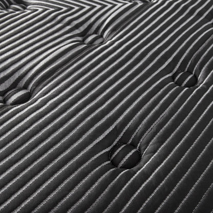 Pure Ice - 15" Full Eurotop Ultra Plush Mattress - Black