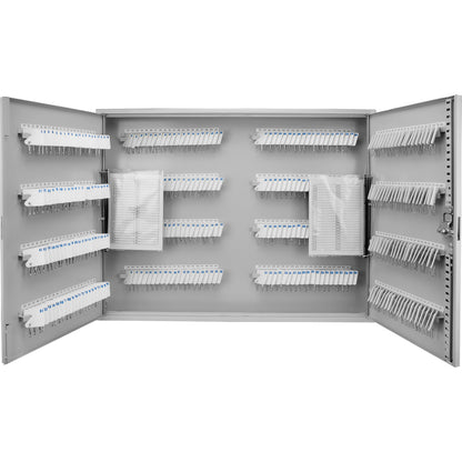 320 Capacity Fixed Position Key Cabinet With Key Lock - Gray