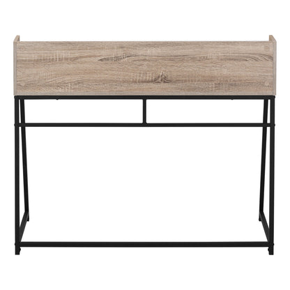 Computer Desk For Home Office, Laptop, Storage Shelves, Contemporary & Modern - Taupe