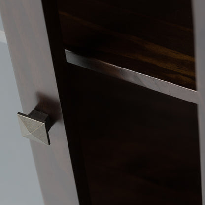 Cosmopolitan - Medium Storage Cabinet - Mahogany Brown