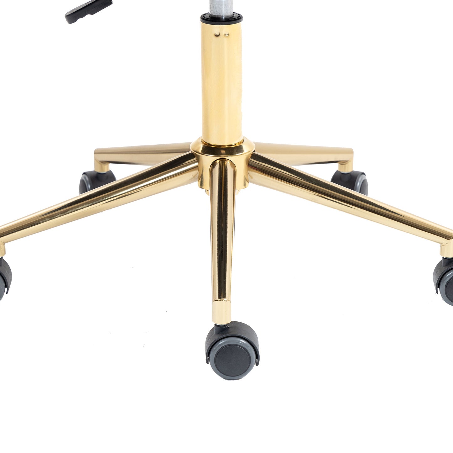 Modern Home Office Desk Chair With Adjustable Height And Swivel Wheels - Navy