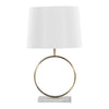 Moon - Contemporary Table Lamp - White / Gold