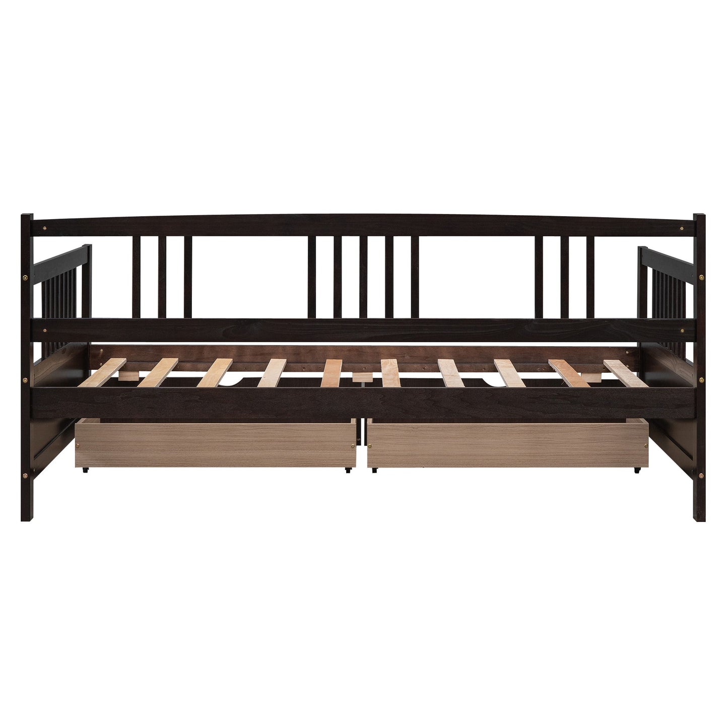 Twin Size DayBed With 2 Drawers - Espresso