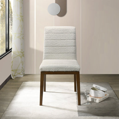 Ines - Dining Chair (Set of 2) - Brown / White