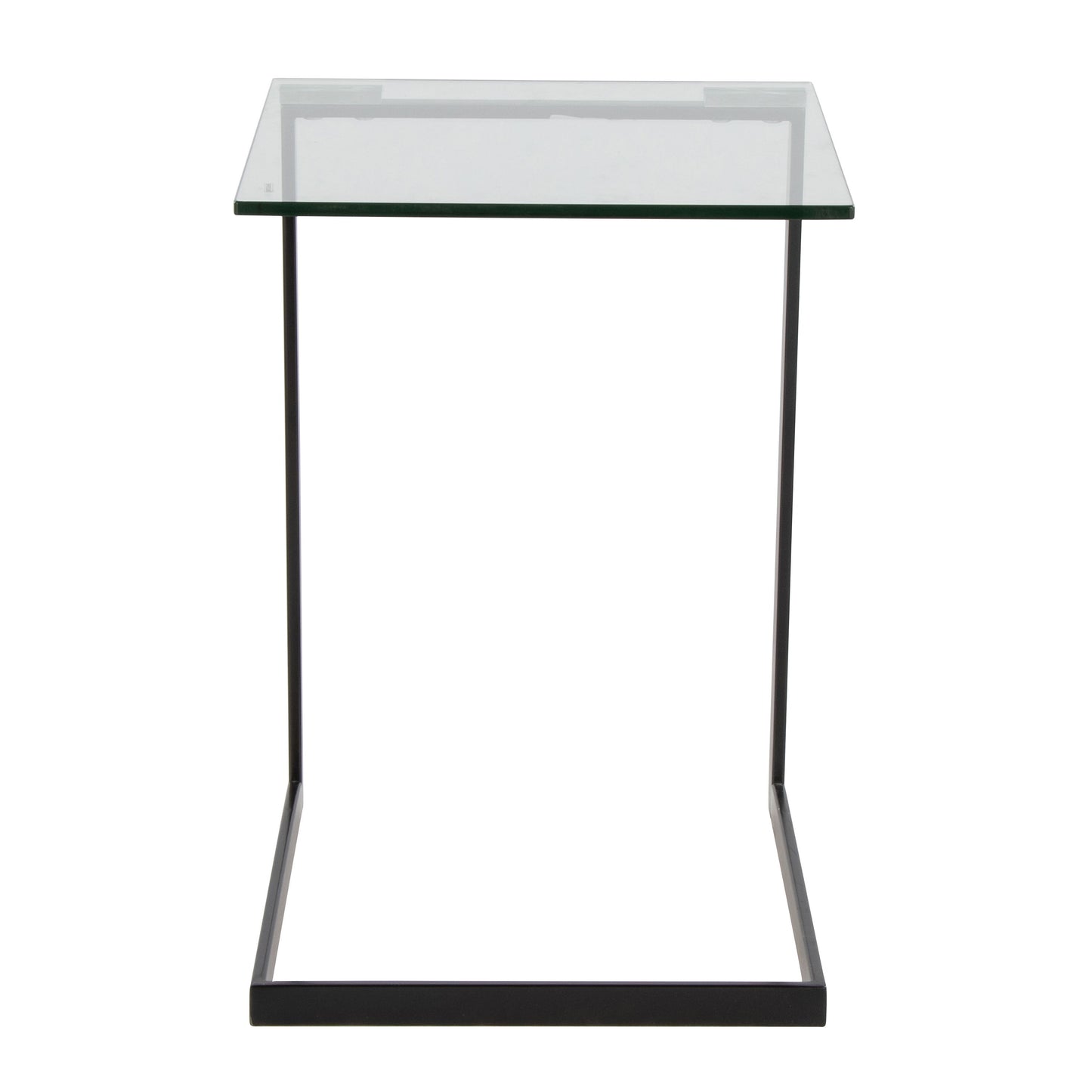 Zenn - Contemporary End Table - Black / Clear