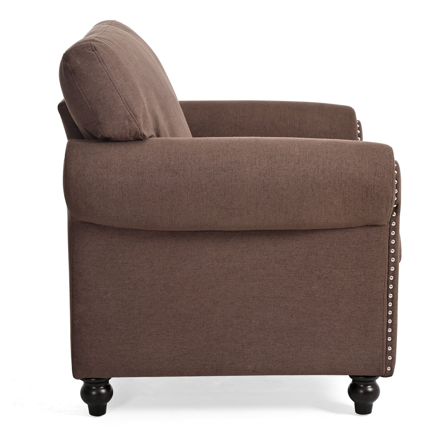 37.4" 1 Seater Sofa - Brown