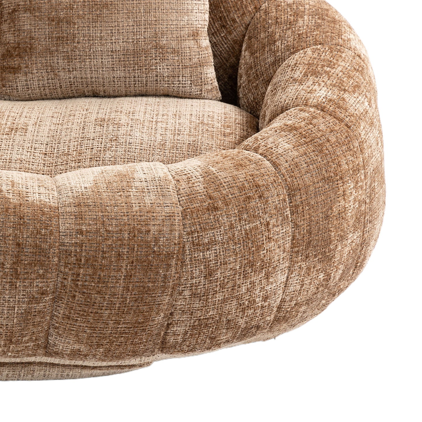 Bean Bag Sofa Lazy Sofa Durable Comfort Lounger High Back Bean Bag Chair Couch - Coffee