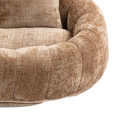 Bean Bag Sofa Lazy Sofa Durable Comfort Lounger High Back Bean Bag Chair Couch - Coffee