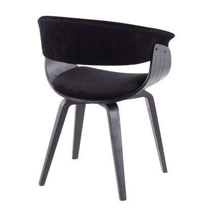 Vintage Mod - Mid-Century Modern Dining / Chair (Set of 2) - Black