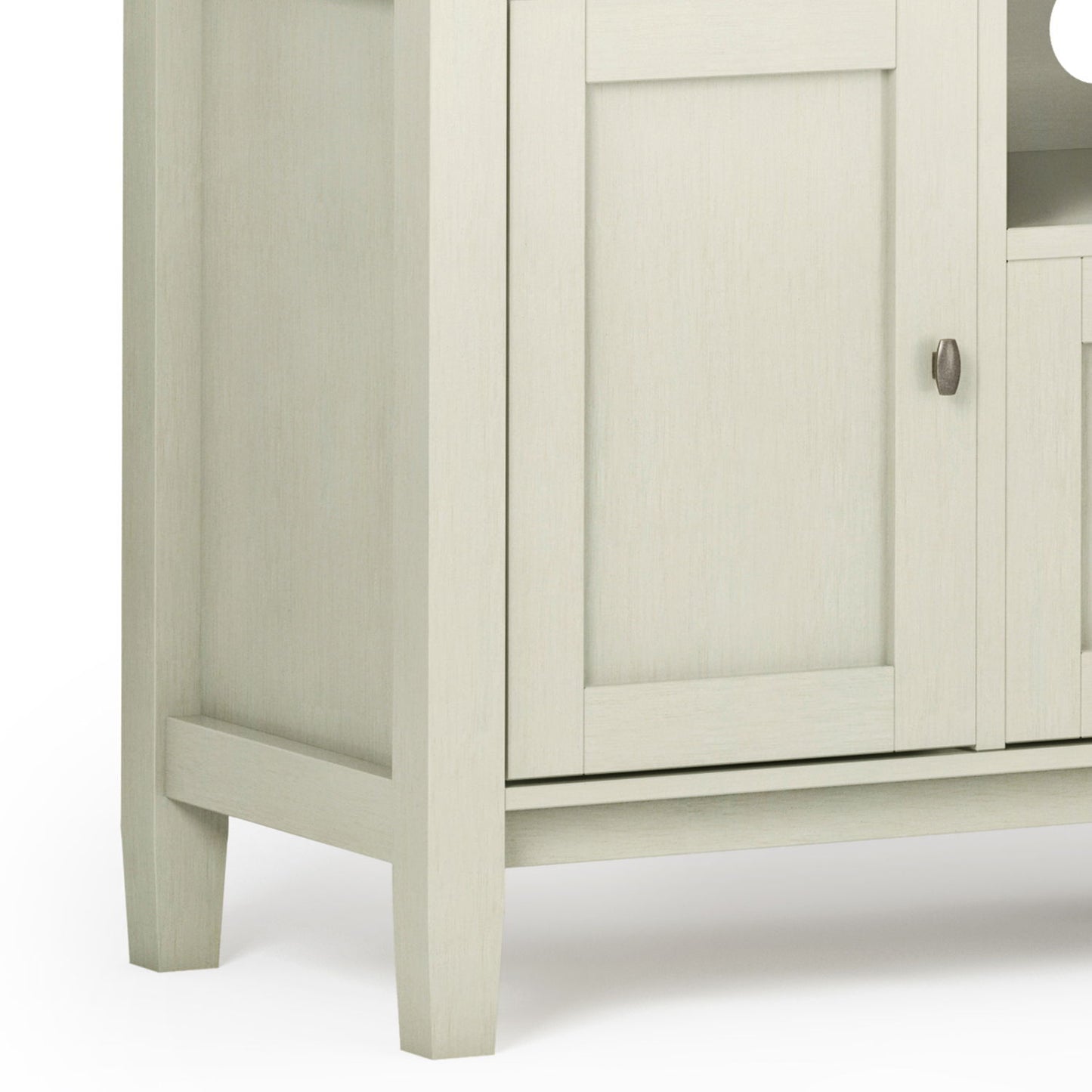 Warm Shaker - TV Media Stand - Antique White