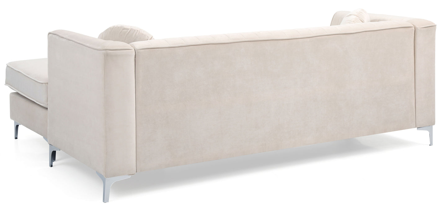 Delray - Sofa Chaise - Ivory