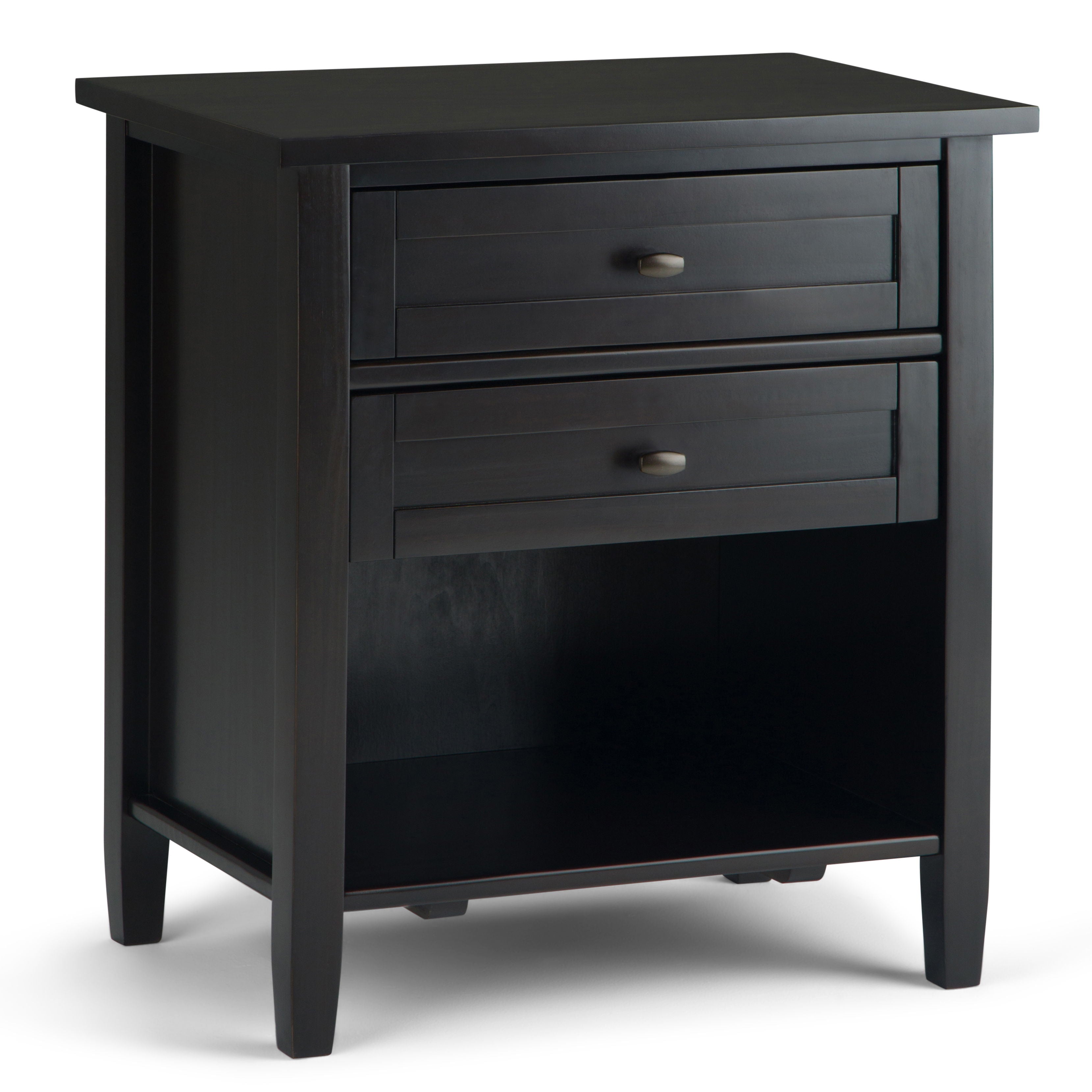 Warm Shaker - Bedside Table - Hickory Brown