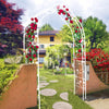Metal Garden Arch Assemble Freely With 8 Styles Garden Arbor Trellis Climbing Plants Support Rose Arch Outdoor Arch Wedding Arch Party Events Archway - Cream White
