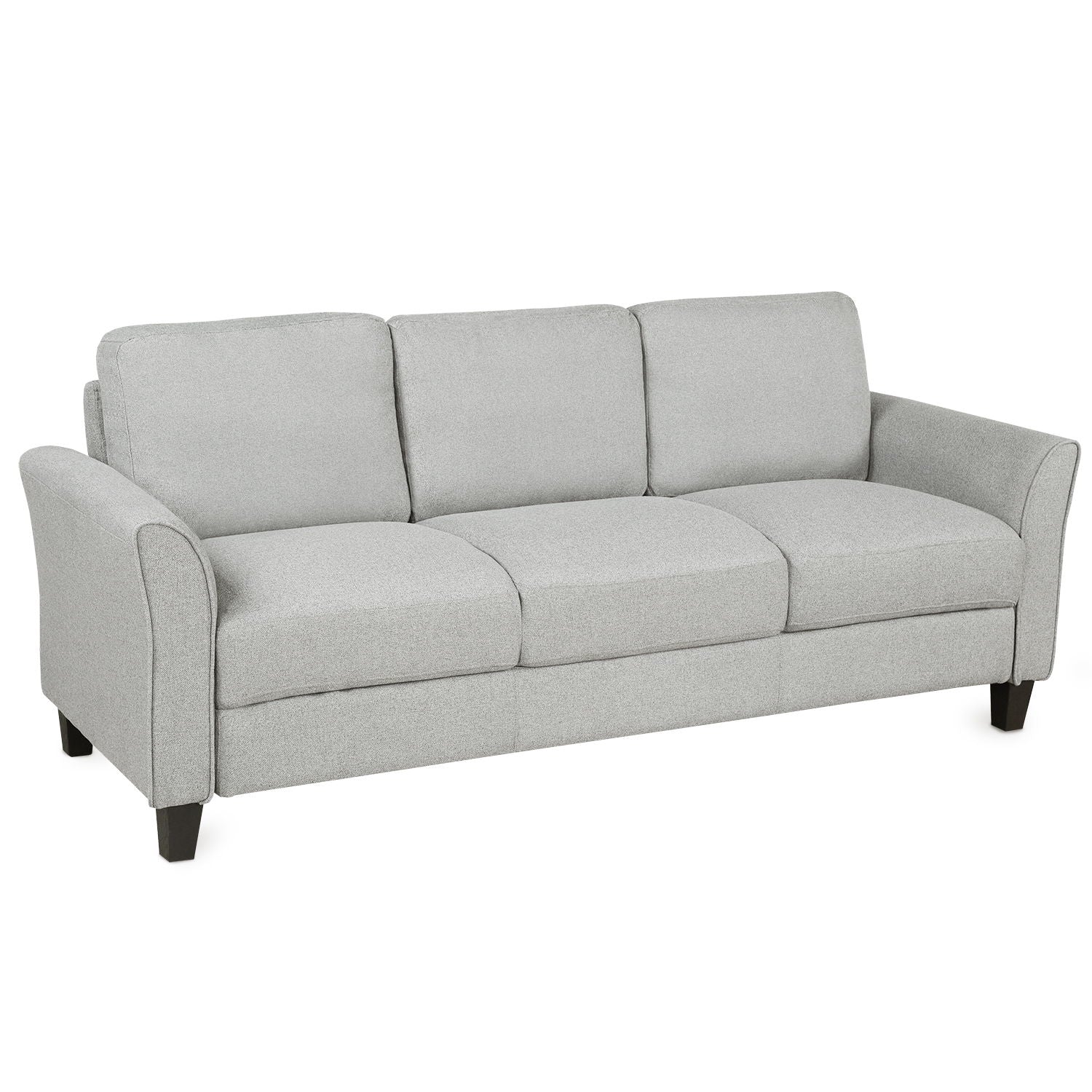 3 Seat Sofa Living Room Sofa - Light Gray