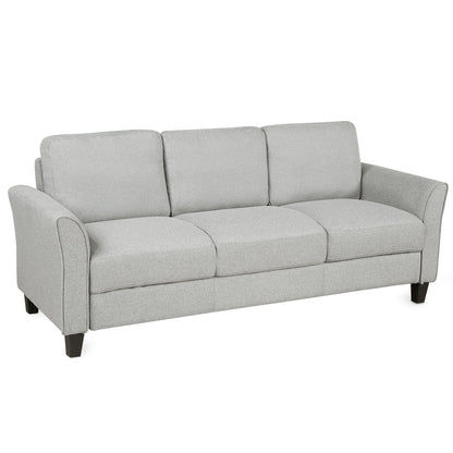 3 Seat Sofa Living Room Sofa - Light Gray