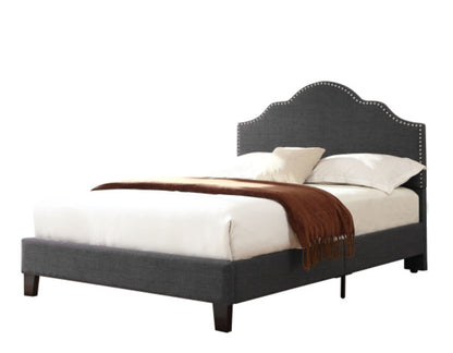 Kopa - King Upholstered Bed - Gray