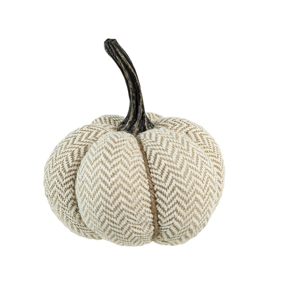 Weighted Pumpkin / Pattern (Set of 3) - Cream