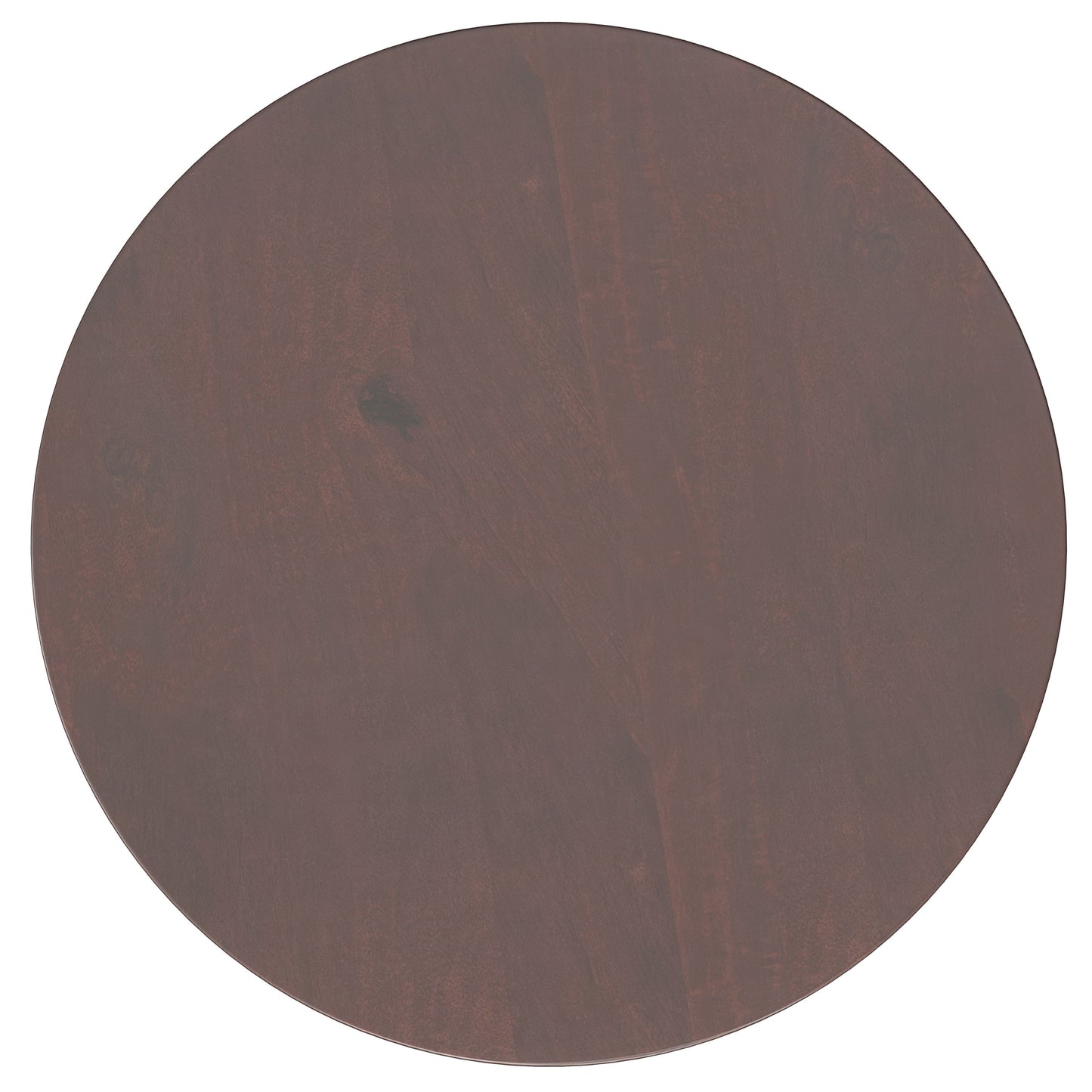 Demy - Metal And Wood Accent Table - Cognac / Gold
