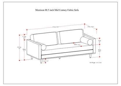Morrison - Sofa - Charcoal Gray