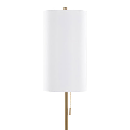 Bounty - Contemporary Metal Floor Lamp - White