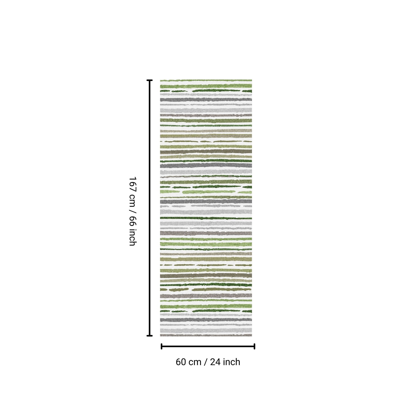 Sphinx - Indoor & Outdoor Washable Non - Slip Runner Rug - Beige Multi / Green Multi