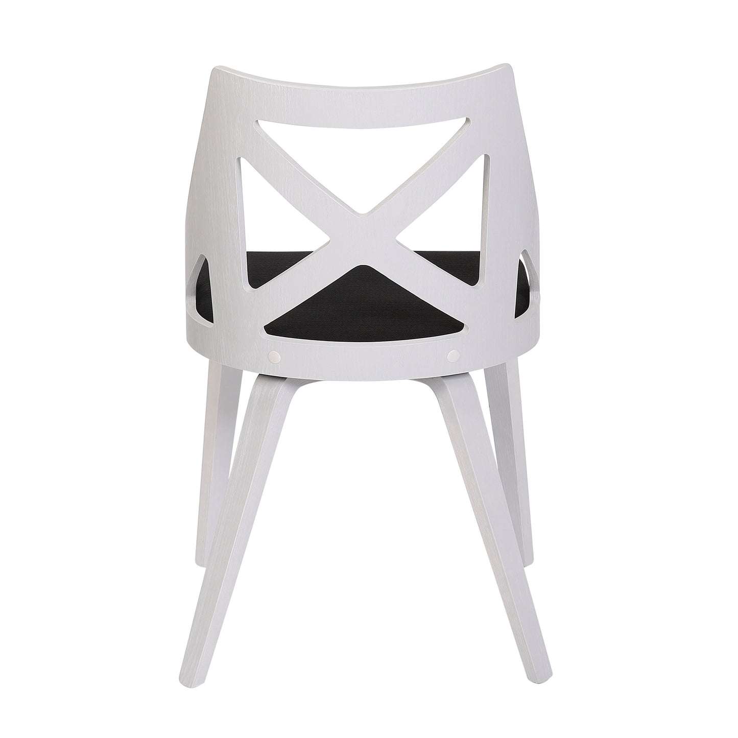 Charlotte - Farmhouse Chair (Set of 2) - White / Charcoal