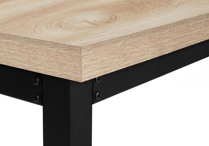 Computer Desk, Home Office, Standing, Adjustable, Laptop, Contemporary & Modern - Natural