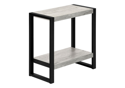 Accent Table, Side Industrial - Gray