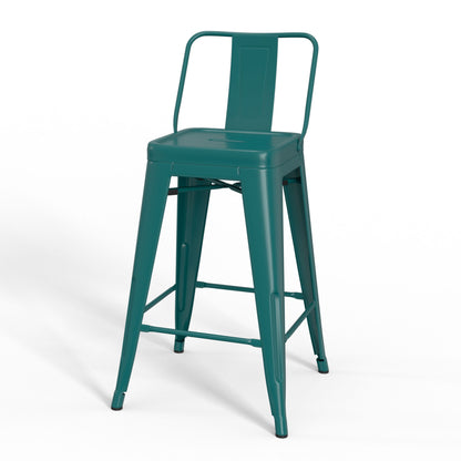 Rayne - Counter Height Stool (Set of 2) - Teal Blue