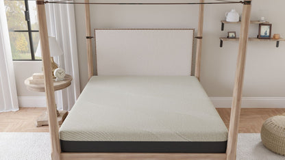 12" Queen Comfort Series Soft Gel Memory Foam Tight Top Mattress - Black / Gray