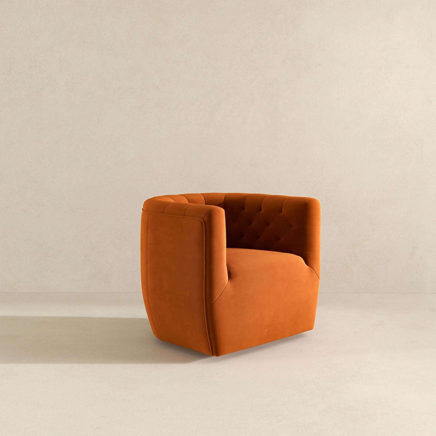 Delaney - Swivel Chair - Burnt Orange