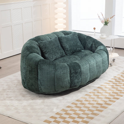 Bean Bag Sofa Lazy Sofa Durable Comfort Lounger High Back Chair For Indoor & Outdoor Use - Emerald