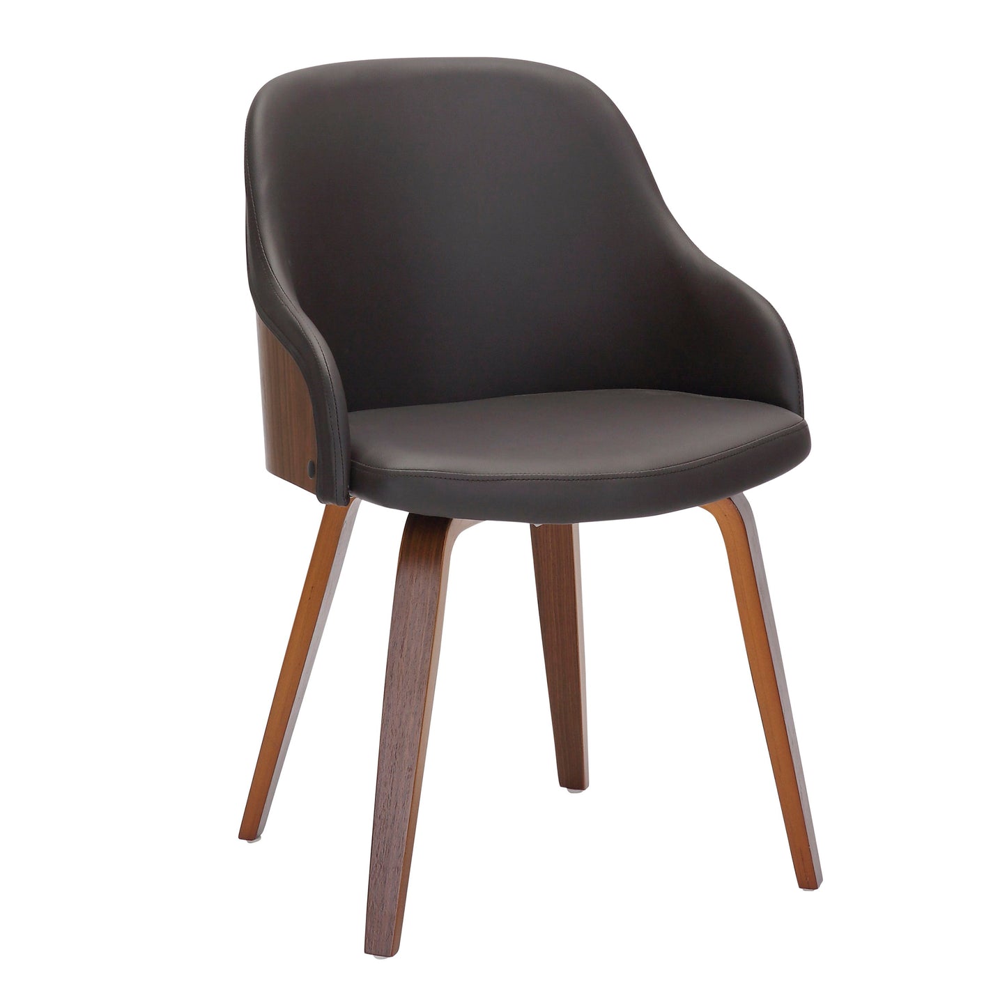 Bacci - Mid-Century Modern Dining / Chair (Set of 2) - Walnut / Brown