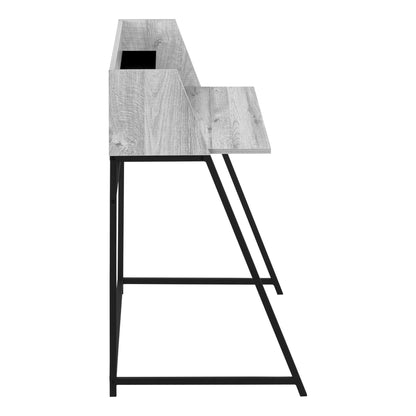 Computer Desk For Home Office, Laptop, Storage Shelves - Gray