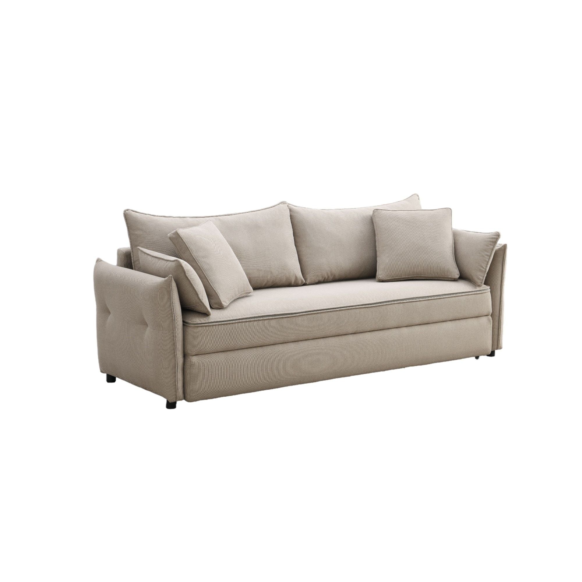 Irina - Pull Out Sleep With Storage - Beige