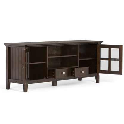 Acadian - TV Media Stand - Brunette Brown