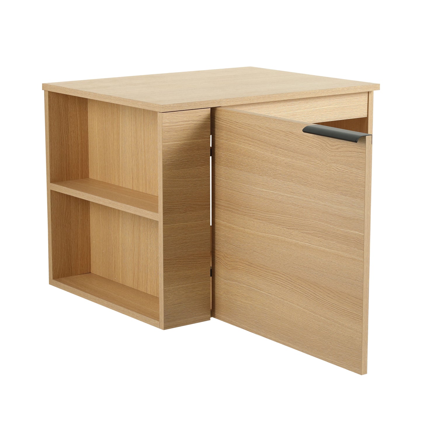 Modern Bathroom Vanity, Cabinet Set Without Sink - Oak