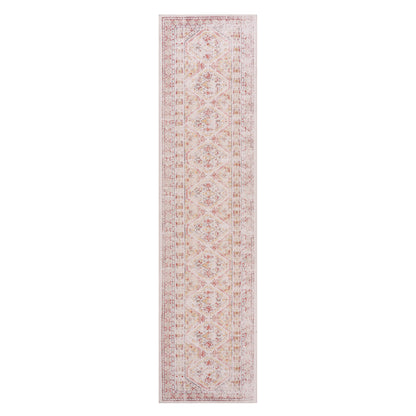 Maval - 2'6'' X 10' Washable Runner Rug - Beige