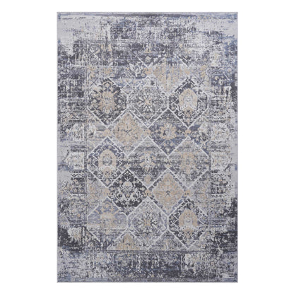 Payas - 8' X 10' Traditional Area Rug - Gray / Blue