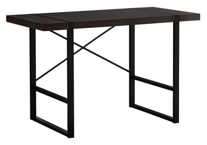 Computer Desk For Home Office, Laptop, Versatile Placement - Espresso
