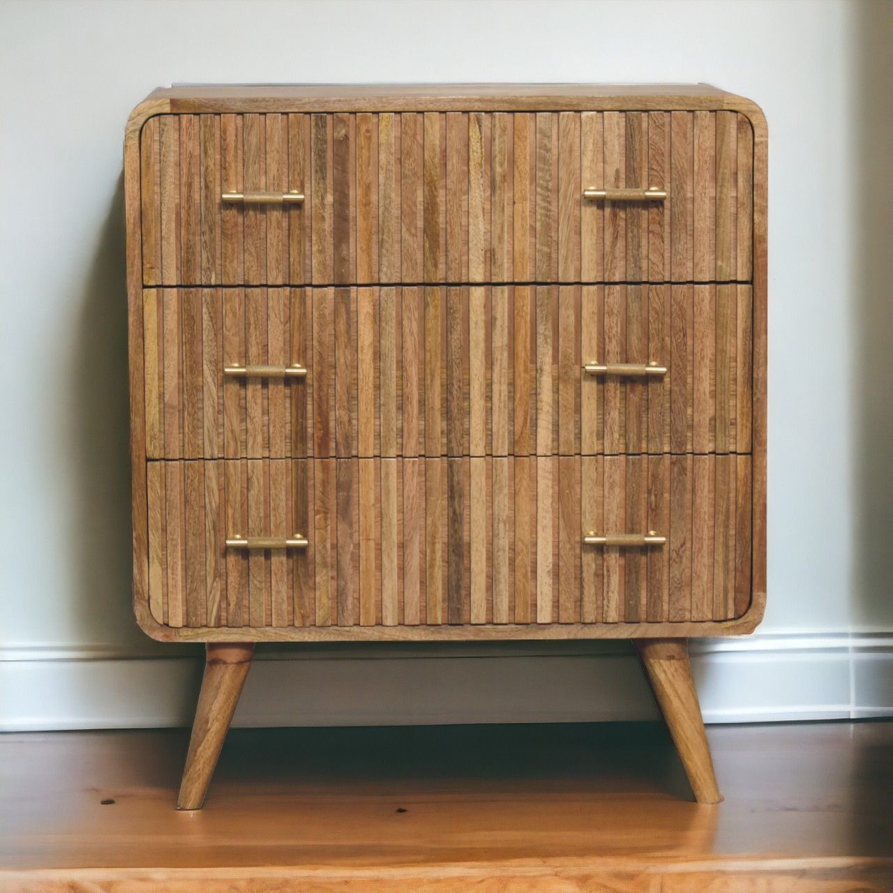 T Bar Ridged Chest - Brown