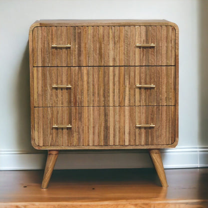T Bar Ridged Chest - Brown