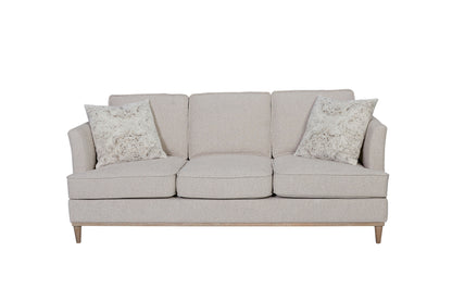 Sofa With 3 Reversable Cushions And 2 Pillows - Off White
