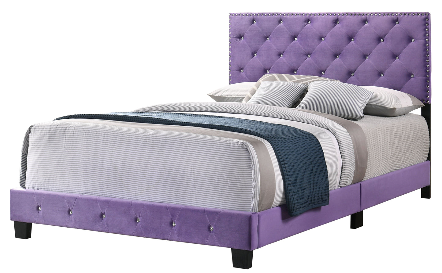 Suffolk - Queen Bed - Purple