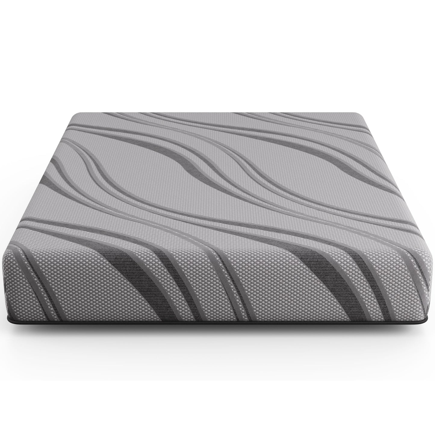 Bib Nl - 10" California King Pro Gel Foam - Medium - Dark Gray