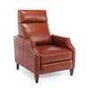 Biscoe - Mid Century Push Back Recliner - Caramel
