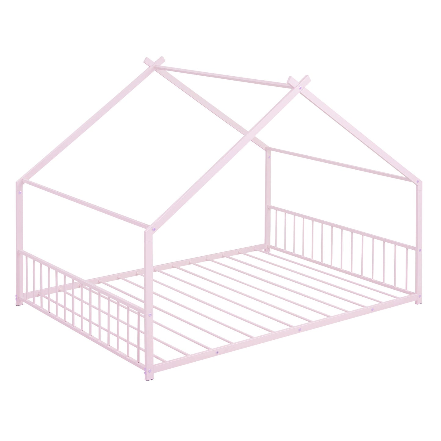 Full Size House Bed - Pink
