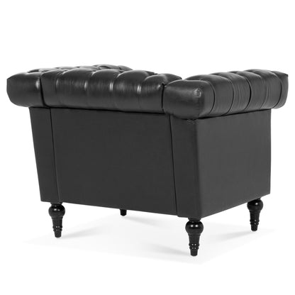 1 Seater Sofa - Black