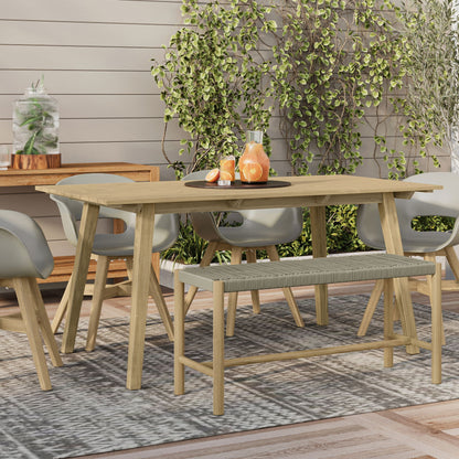 Dahlia - Outdoor Indoor Bench - Natural Taupe