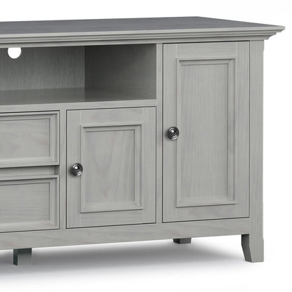 Amherst - Wide TV Media Stand - Fog Gray